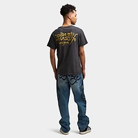 Ed Hardy Ace Skull Graphic T-shirt / Charcoal