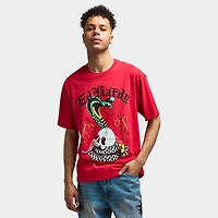 Ed Hardy Vintage Cobra Skull Graphic T-Shirt / Red