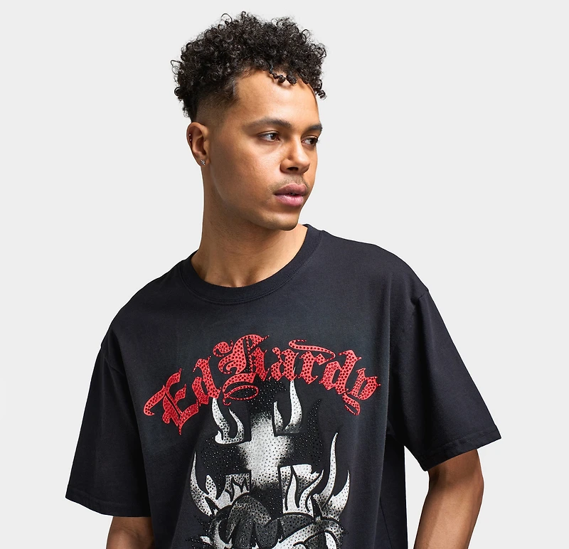 Ed Hardy Vintage Sacred Heart Graphic T-Shirt / Black
