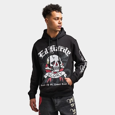 Ed Hardy Skull Pullover Hoodie / Black