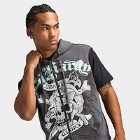 Ed Hardy DG Skull Sleeveles Hoodie / Charcoal
