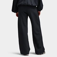 Nike Sportswear Femmes Club Fleece Pantalon Taille Mi-Haute Large Noir / Blanc