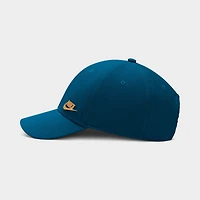 Nike Structured Casquette Metal Logo Bleu Force / Or Métallique