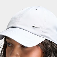 Nike Club Unstructured Metal Swoosh Cap Grey / Black