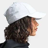 Nike Club Unstructured Metal Swoosh Cap Grey / Black