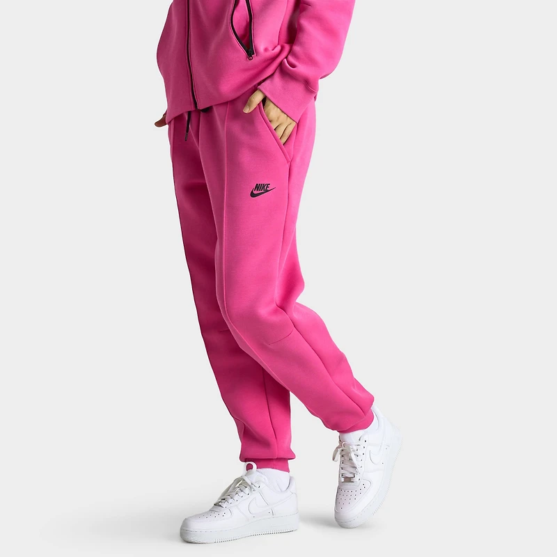 Nike Sportswear Women's Mid-Rise Tech Fleece Joggers Alchemy Pink / Black