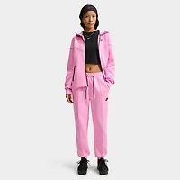 Nike Sportswear Women's Mid-Rise Tech Fleece Joggers Pink Rise / Noir