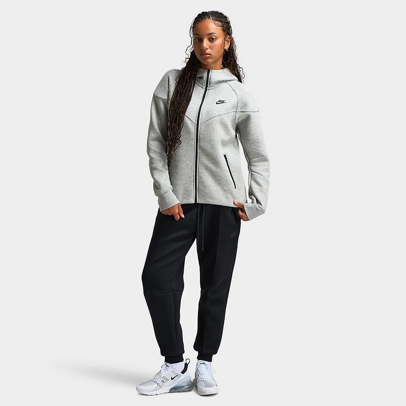 Nike Sportswear Women's Tech Fleece Windrunner Full-Zip Hoodie Dark Grey Heather / Black