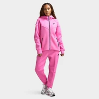 Nike Women's Tech Fleece Full Zip Windrunner Hoodie / Playful Pink