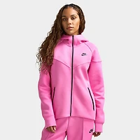 Nike Women's Tech Fleece Full Zip Windrunner Hoodie / Playful Pink