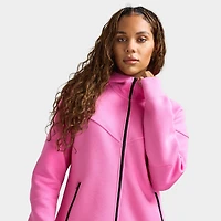 Nike Women's Tech Fleece Full Zip Windrunner Hoodie / Playful Pink