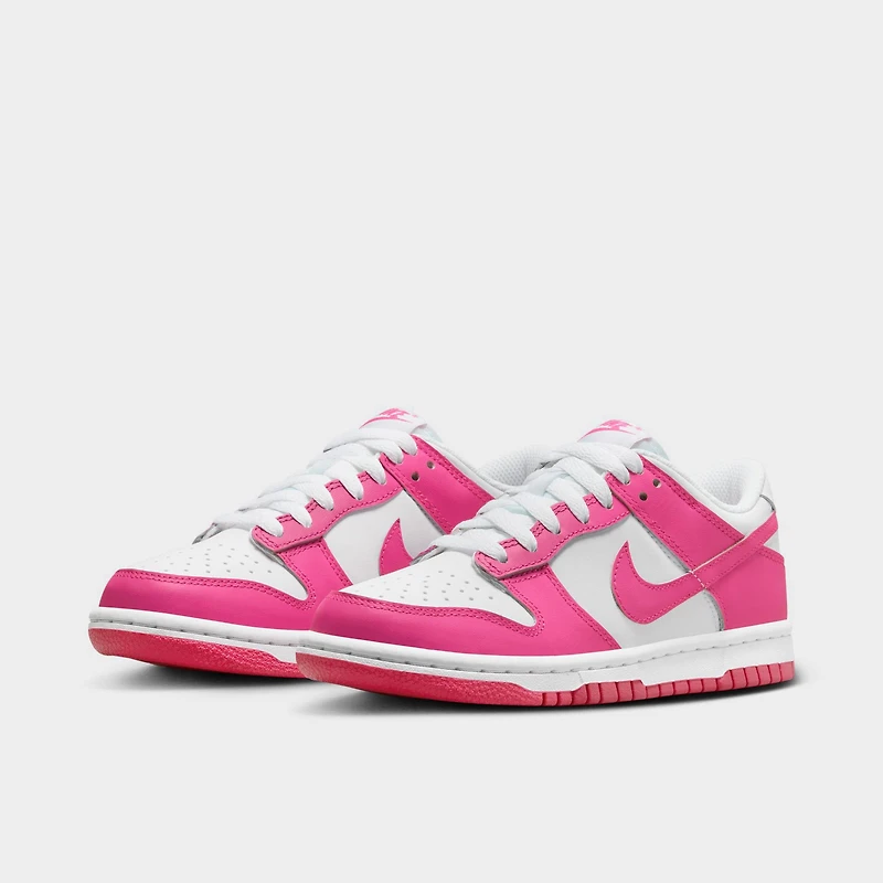 Nike Dunk Low GS White / Laser Fuchsia