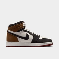 Jordan 1 Retro High OG GS Marron Ombre / Rouge Équipe - Fauve Clair Britannique