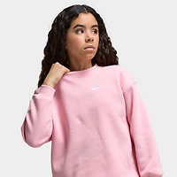 Nike Sportswear chandail surdimensionné en molleton Club pour enfants / rose moyen