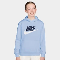 Nike Sportswear Juniors' Club Fleece Hoodie Hydrogen Blue / White
