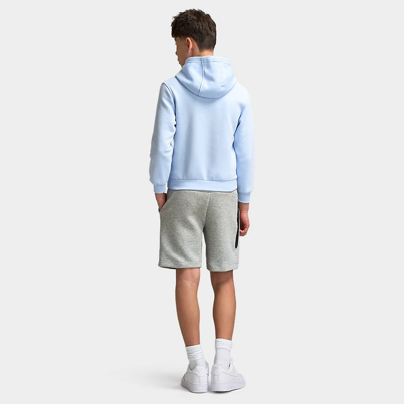 Nike Sportswear Juniors' Club Fleece Hoodie Hydrogen Blue / White