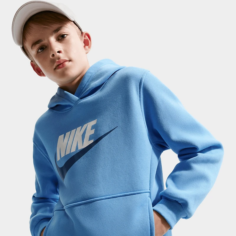 Nike Sportswear Club Fleece Juniors Sweat à capuche / Bleu université