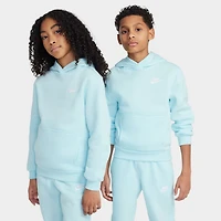 Nike Sportswear Club Fleece Juniors' Pullover Hoodie Glacier Blue / White