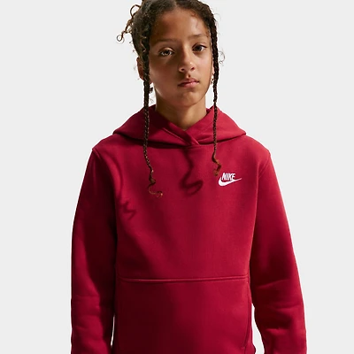 Nike Chandail à capuchon Sportswear Club Fleece pour junior / Rouge Farouche