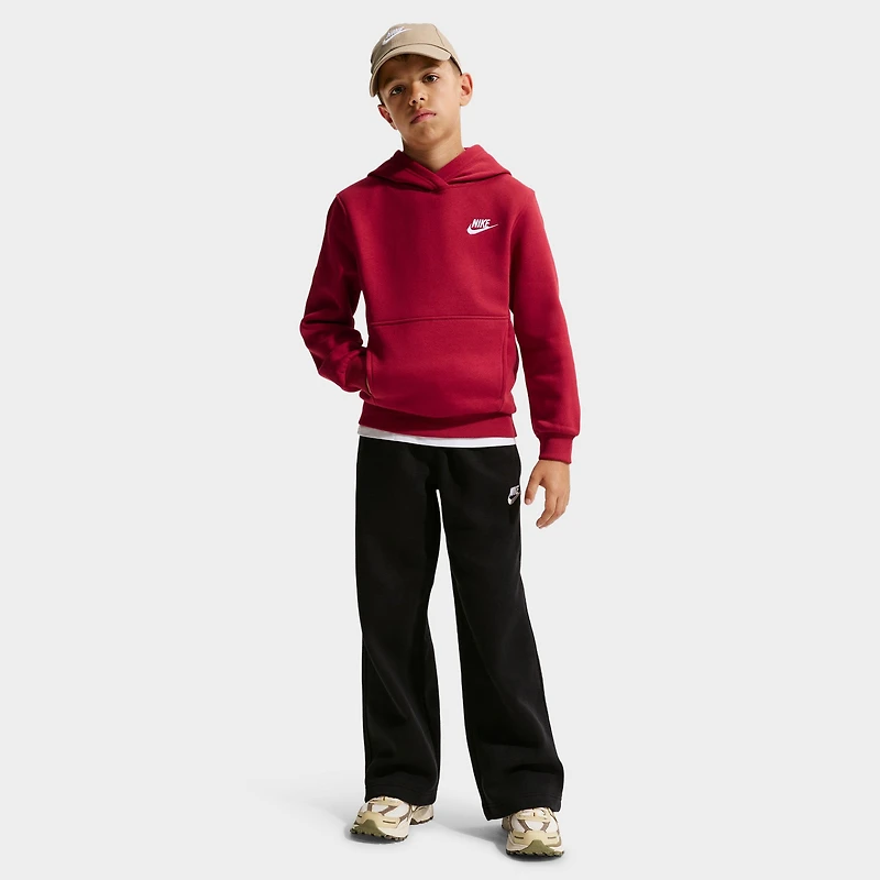 Nike Sportswear Juniors' Club Fleece Pullover Hoodie / Tough Red