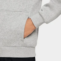 Nike Sportswear Club Fleece Juniors' Full Zip Hoodie Dark Grey Heather / Base - White