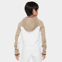 Nike Sportswear Junior Boys' Tech Fleece Full Zip Hoodie Summit White / Khaki - Black