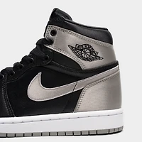 Jordan Women's 1 Retro High OG Black / Medium Grey - White