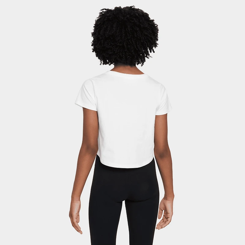 Nike Sportswear Junior Girls' Crop T-shirt / White
