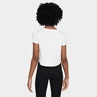 Nike Sportswear Junior Girls' Crop T-shirt / White