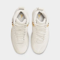 Jordan Women's 12 Retro Phantom / Metallic Gold - White