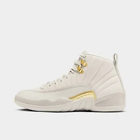 Jordan Women's 12 Retro Phantom / Metallic Gold - White
