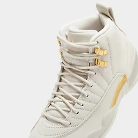 Jordan Women's 12 Retro Phantom / Metallic Gold - White