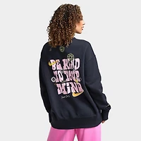 Nike Sportswear Women's Phoenix Fleece Oversized Happy Crew / Black