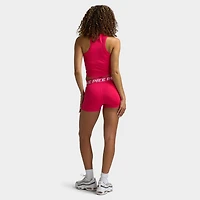 Nike One Women's Dri-FIT Cropped Tank Top / Rush Pink