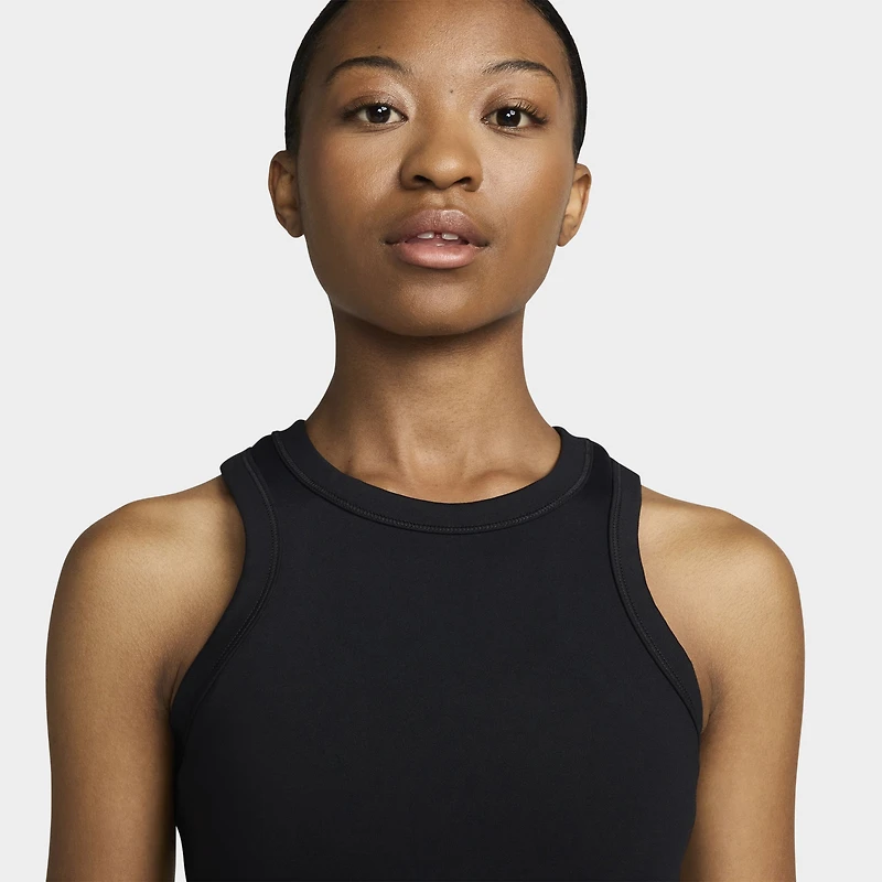 Nike One Women's Dri-FIT Cropped Tank Top / Black