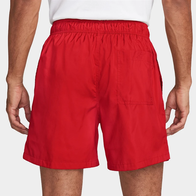Nike Club Flow Shorts University Red  / White