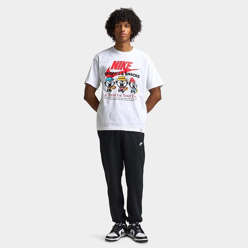 Nike Club Joggers Black / - White