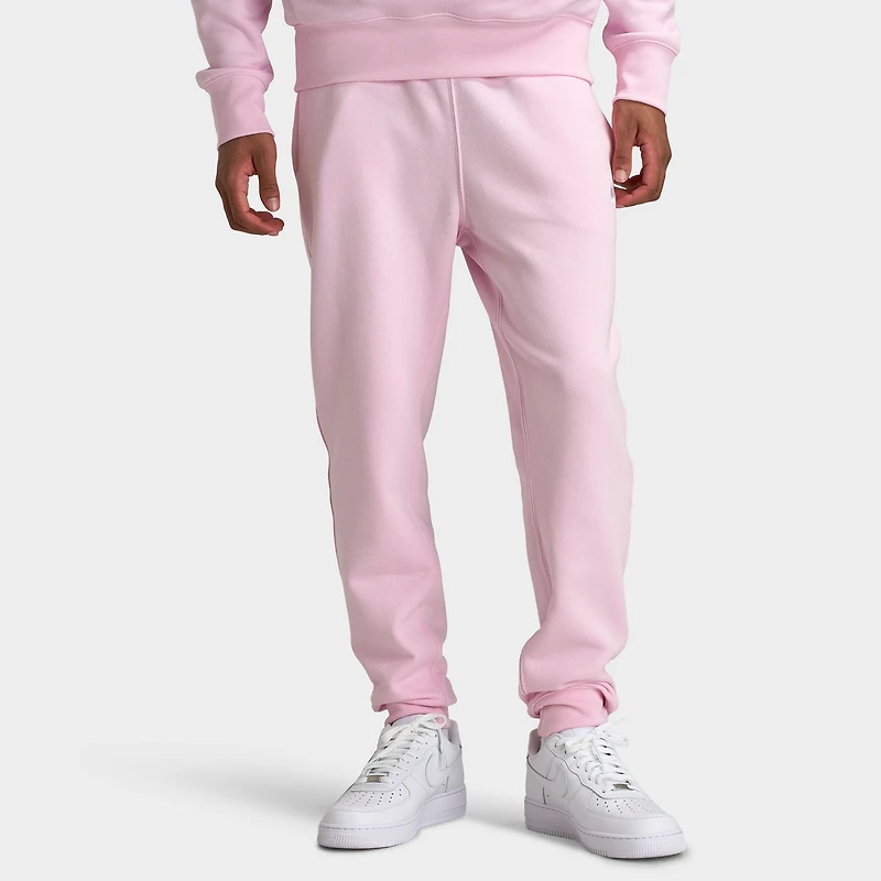 Pantalon de jogging Nike Club Rose clair / Blanc