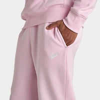 Pantalon de jogging Nike Club Rose clair / Blanc