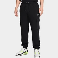 Nike Club Fleece Cargo Pants Black / - White