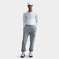 Nike Club Fleece Cargo Pants Dark Grey Heather / Light Smoke - White