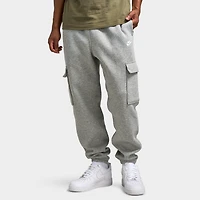 Nike Club Fleece Cargo Pants Dark Grey Heather / Light Smoke - White