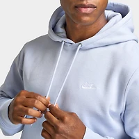 Nike Club Fleece Pullover Hoodie Ghost / White