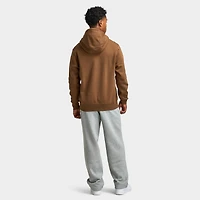 Nike Club Fleece Pullover Hoodie Mosswood Brown / White