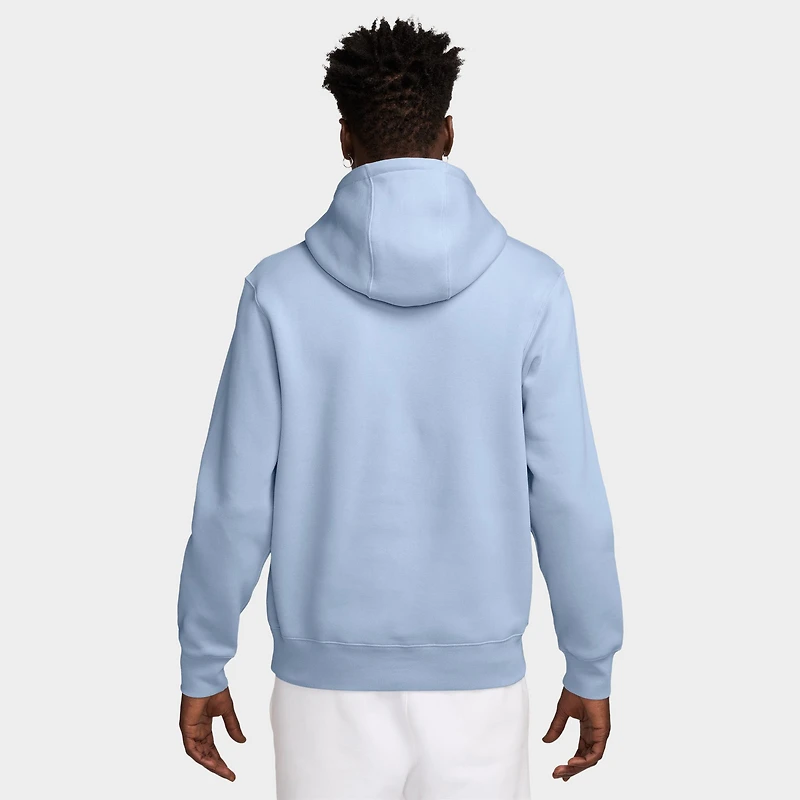 Nike Club Fleece Hoodie / Hydrogen Blue White