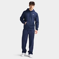 Nike Club Fleece Chandail à capuche / Obsidienne Blanc