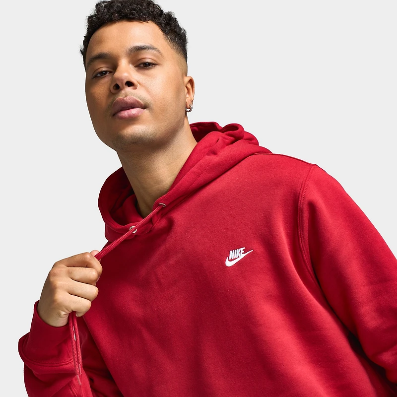 Nike Club Fleece Hoodie / Tough Red