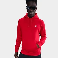 Nike Club Fleece Hoodie / University Red