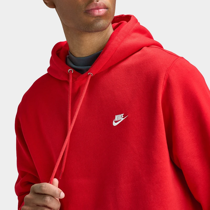 Nike Club Fleece Hoodie / University Red