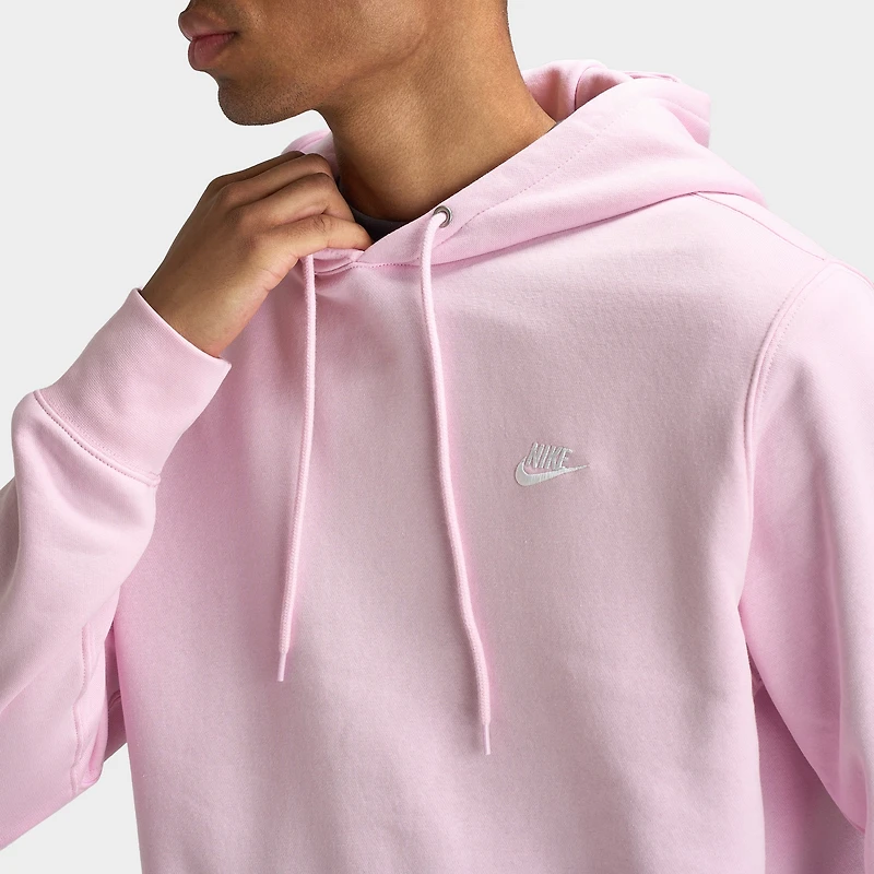 Nike Club Chandail à Capuchon Polaire / Mousse Rose